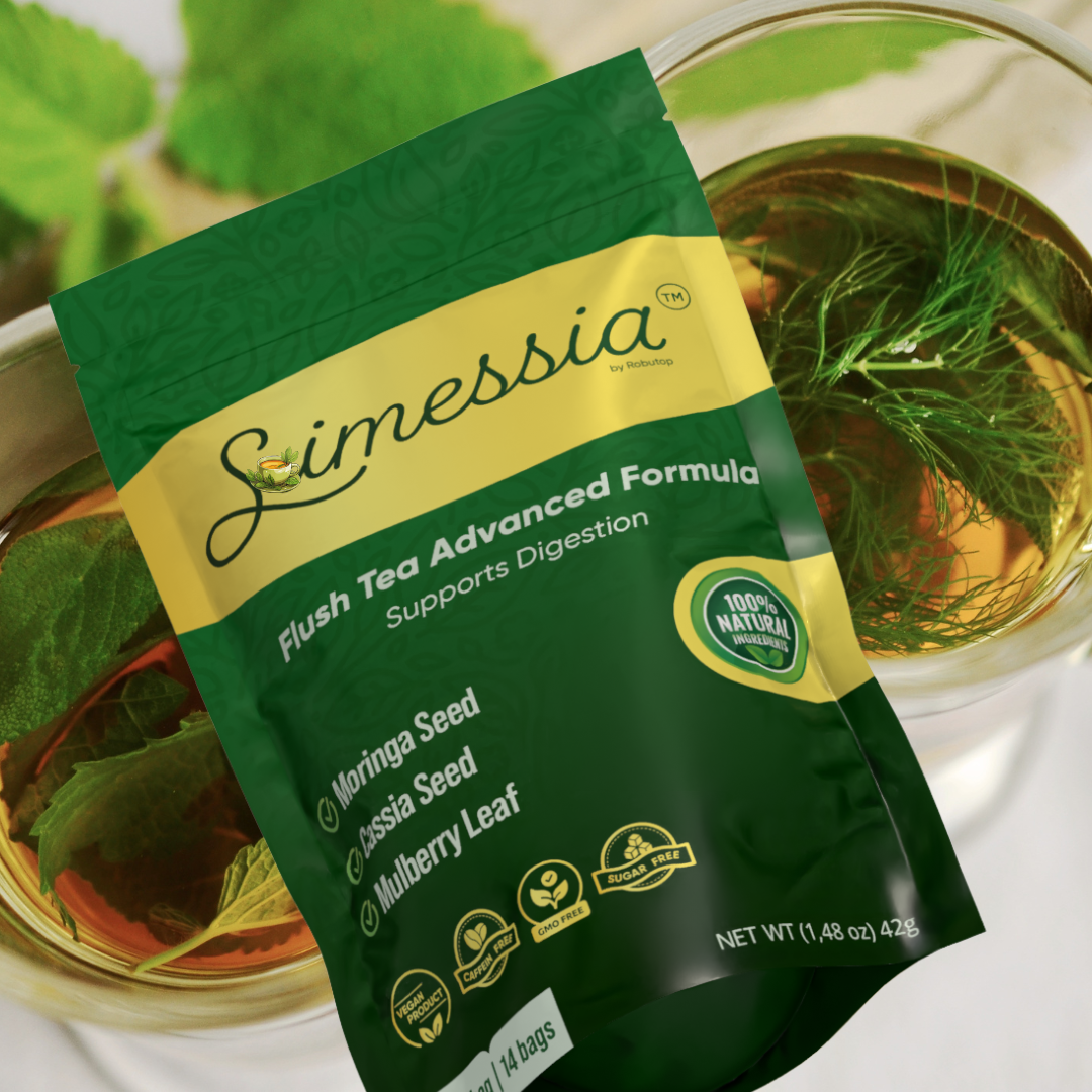 S*limessia Tea - Natural Digestive Herbal Blend with Lotus Leaf Cassia Seed Mulberry Leaf