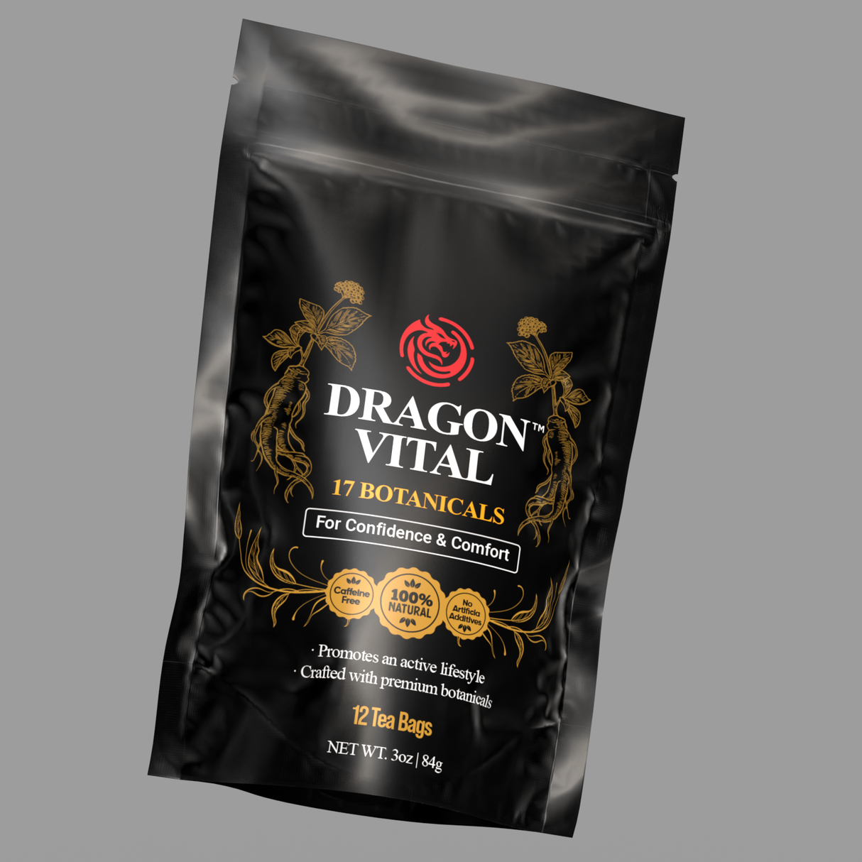 Dragon Vital Herbal Tea with Ginseng & Maca