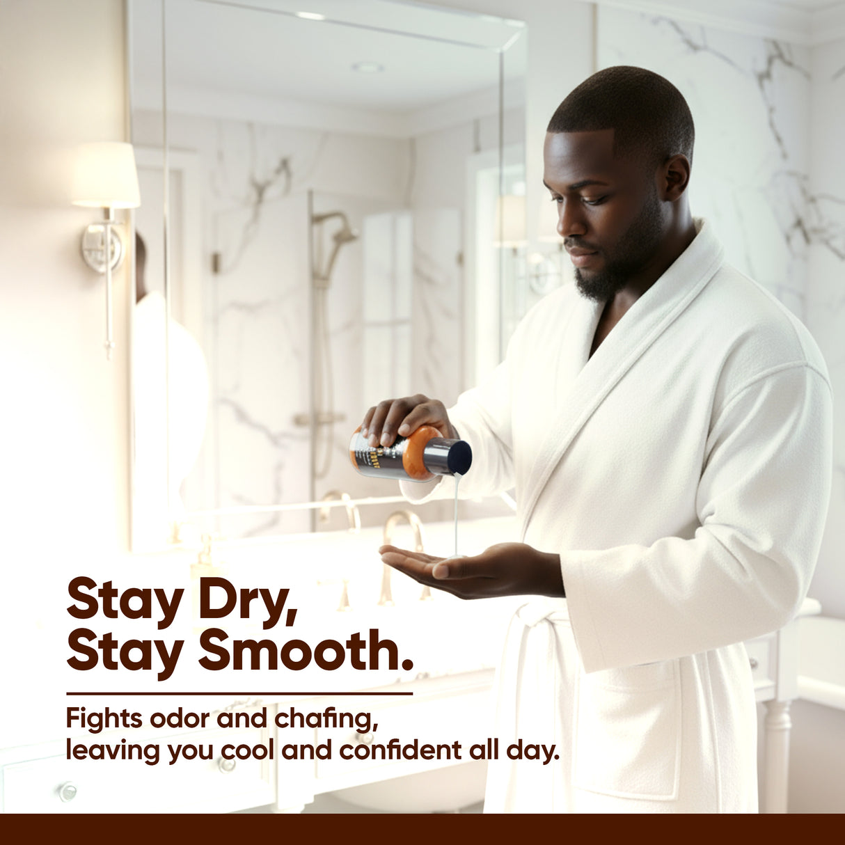 Eficacity Men Ball Deodorant, Anti-Chafing Formula, 4 Fl Oz | by Robutop