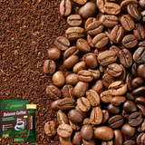 Slimessia Balance Coffee - Botanical Instant Coffee Supplement with Garcinia Cambogia and Ginseng - Medium Roast - 20 Single Serve Packets - 7oz | By Robutop