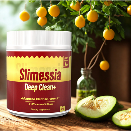 Robutop Slimessia Deep Clean+ Gut Cleanse Detox with Senna Leaf, Cascara Sagrada, Dandelion Root - Daily Advanced Digestive Support - Non-GMO, Plant Based - Natural Ingredients