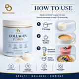 Boostanica Collagen Fusion Unflavored Powder — Collagen Peptides Complex, 25 Servings