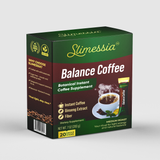 Slimessia Balance Coffee - Botanical Instant Coffee Supplement with Garcinia Cambogia and Ginseng - Medium Roast - 20 Single Serve Packets - 7oz | By Robutop